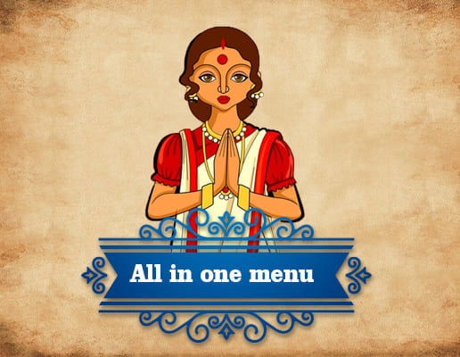 All in one menu
