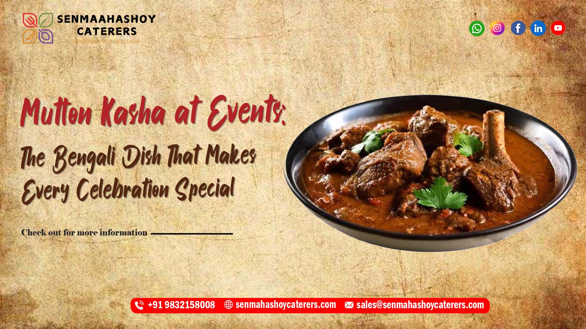 Mutton Kasha at Events: The Bengali Dish That Makes Every Celebration Special